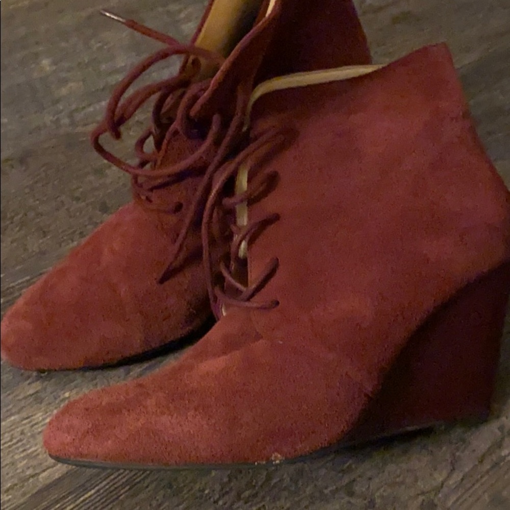 Wedge booties size 9